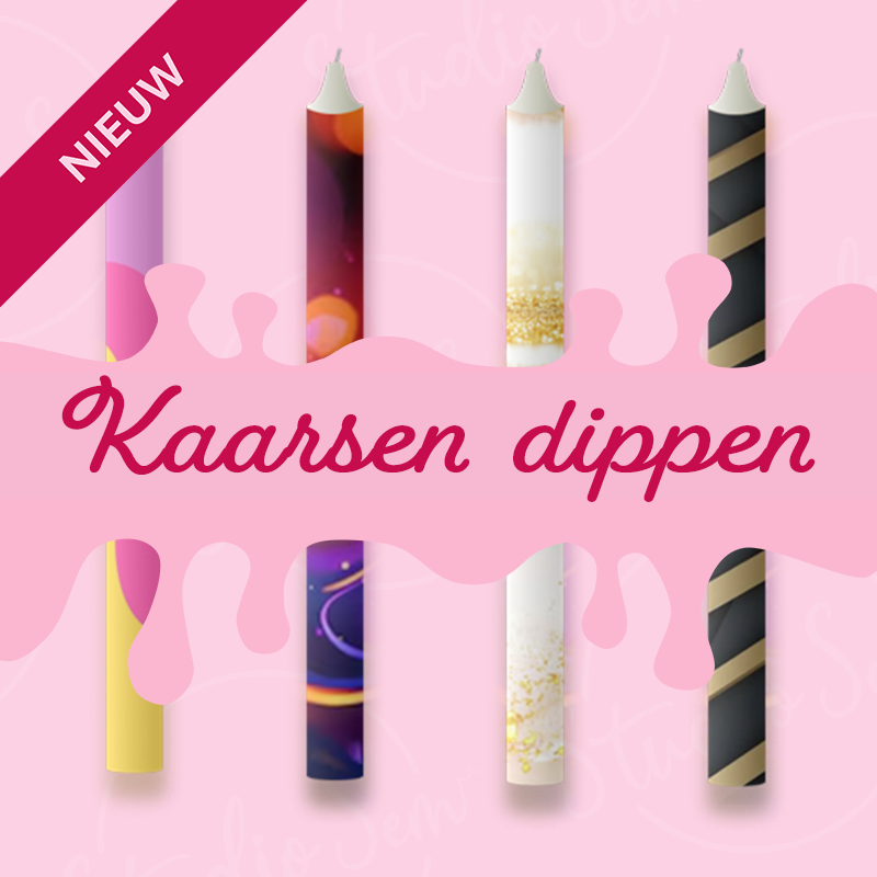 Kinderfeestje kaarsen dippen