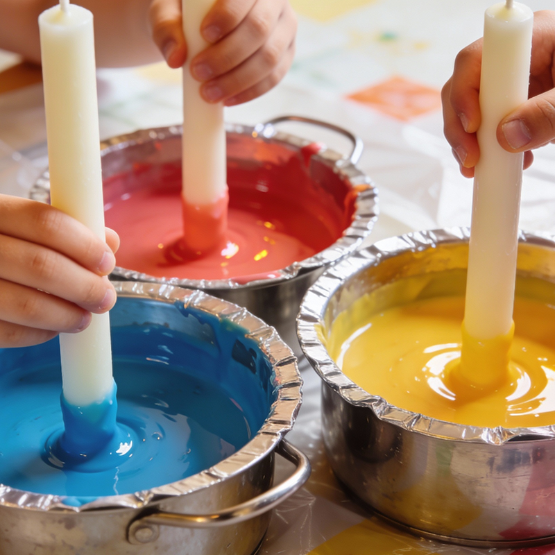 Kaarsen dippen kleuren kiezen