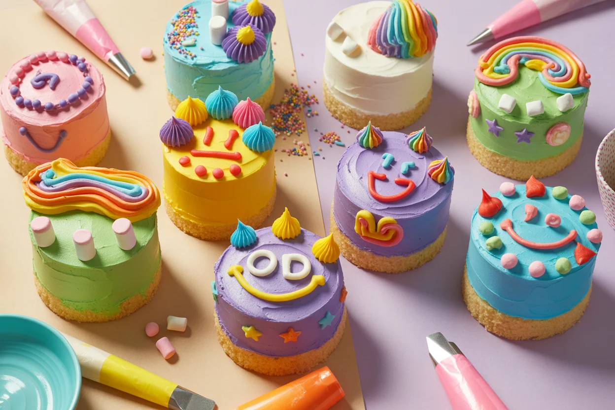 Kinderfeestje Kinderfeestje Taarten versieren